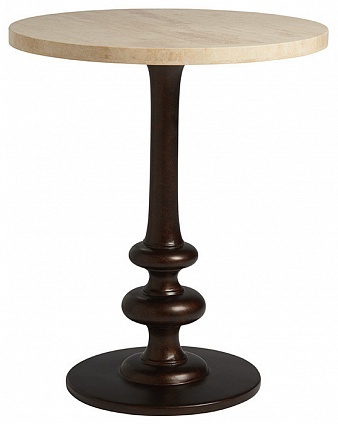 Декоративный стол LEXINGTON MARSHALL STONE TOP ROUND TABLE арт 566-953: фото 1