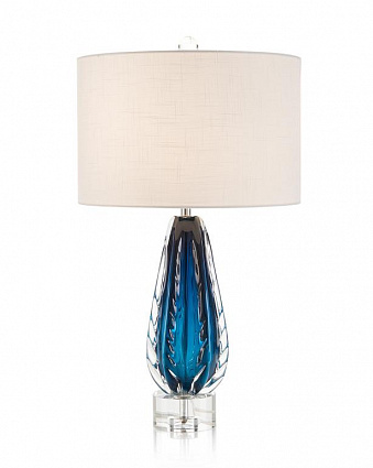 Настольная лампа John-Richard Amalfi Blue and Clear Glass Table Lamp арт JRL-9959: фото 1