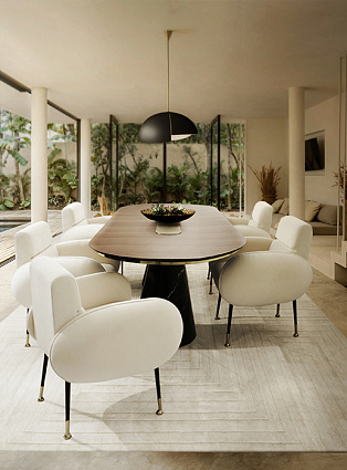 Обеденный стол Essential Home Bertoia арт bertoia-2: фото 5